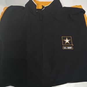 U.S. Army Black Jacket with Yellow Highlights